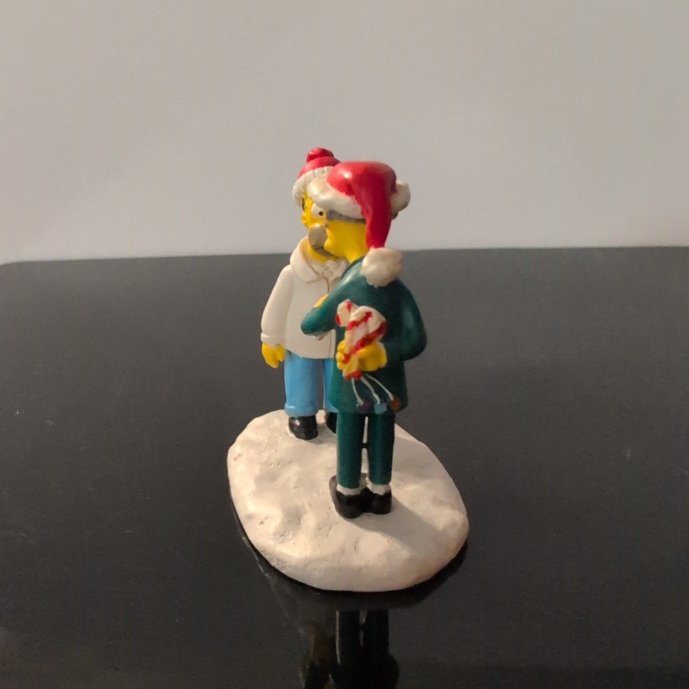 Hawthorne Village The Simpsons Christmas Bonus Homer Mr Burns Figurine 2005 - Picture 2 of 5